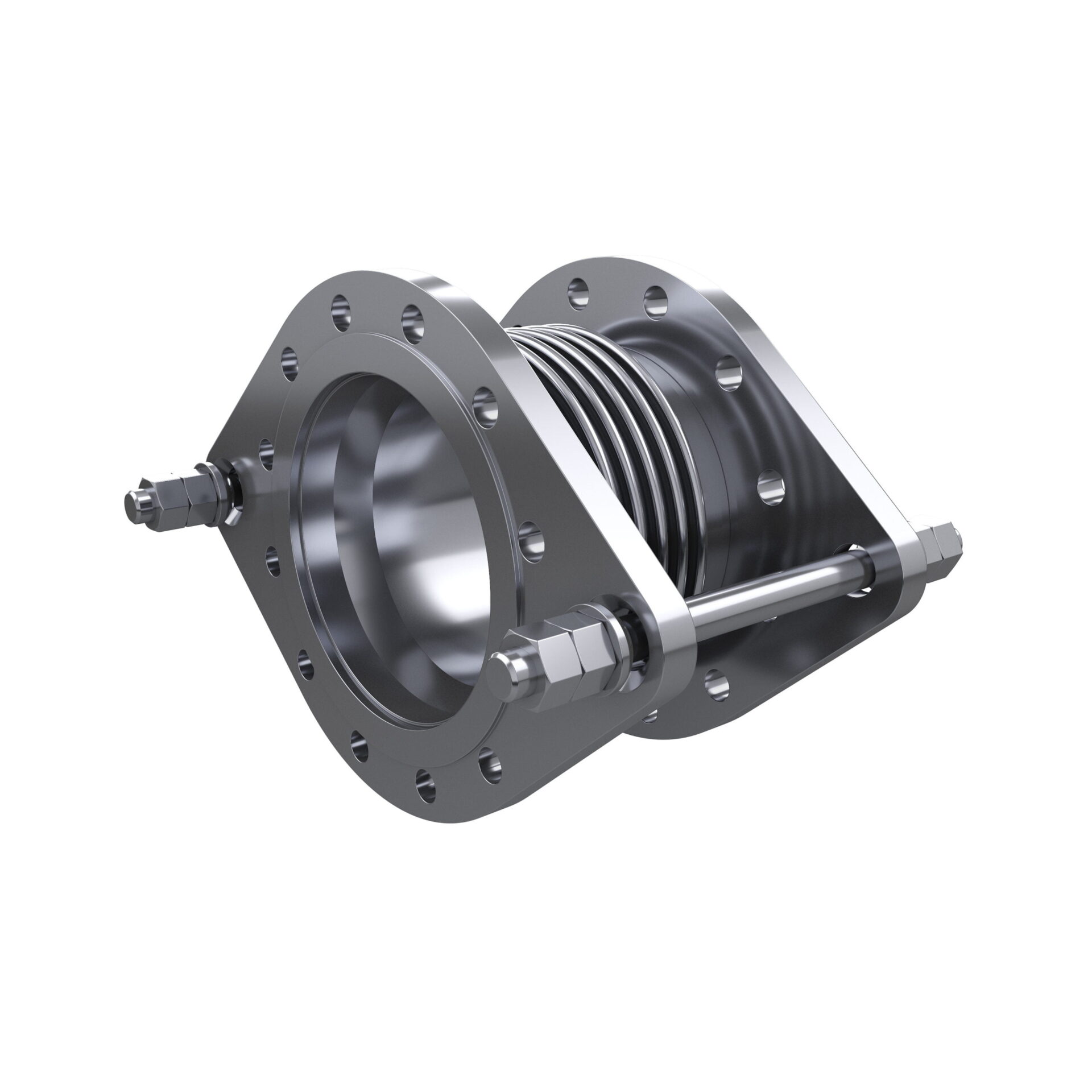 Single Axial Expansion Joint with Bolted Flanges